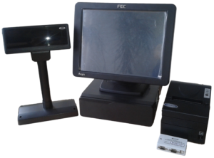 Used POS system with fiscal memory block