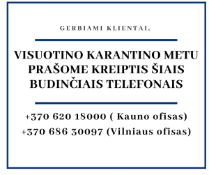 Darbo laikas visuotino karantino metu! Empirija